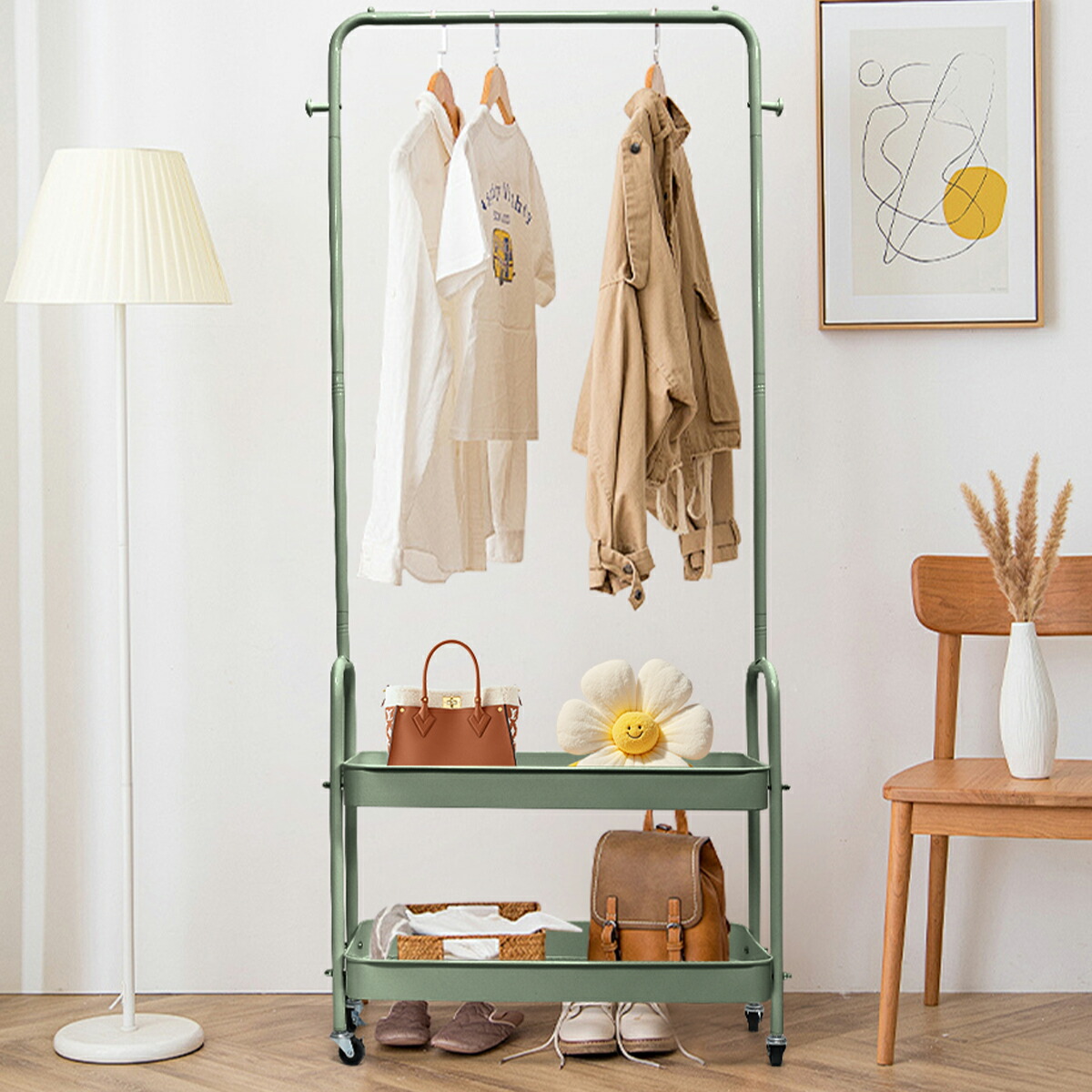 楽天市場】【SS半額⇒P2倍+5％OFF】ハンガーラック スリム おしゃれ