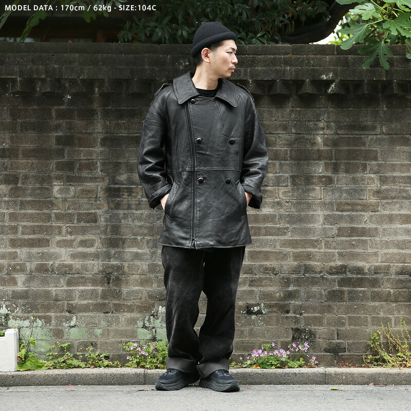 楽天市場】実物 USED フランス軍 1970~80's モーターサイクル レザー