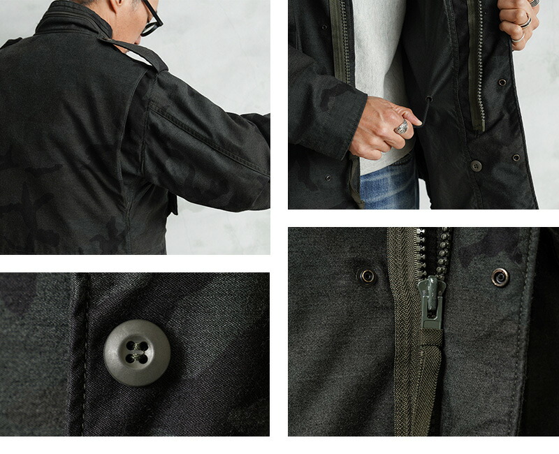 楽天市場】☆実物 USED 米軍 M-65 フィールドジャケット WOODLAND CAMO