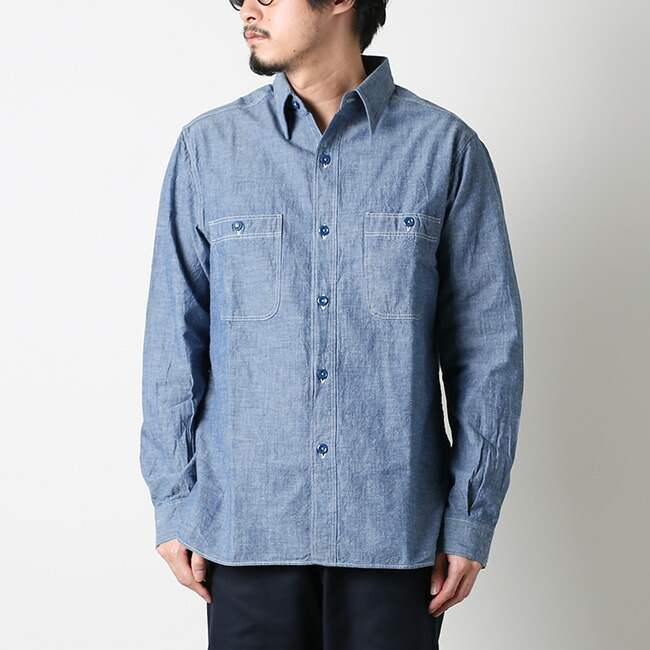 楽天市場】[br25995]Buzz Rickson's(バズリクソンズ) BLUE CHAMBRAY