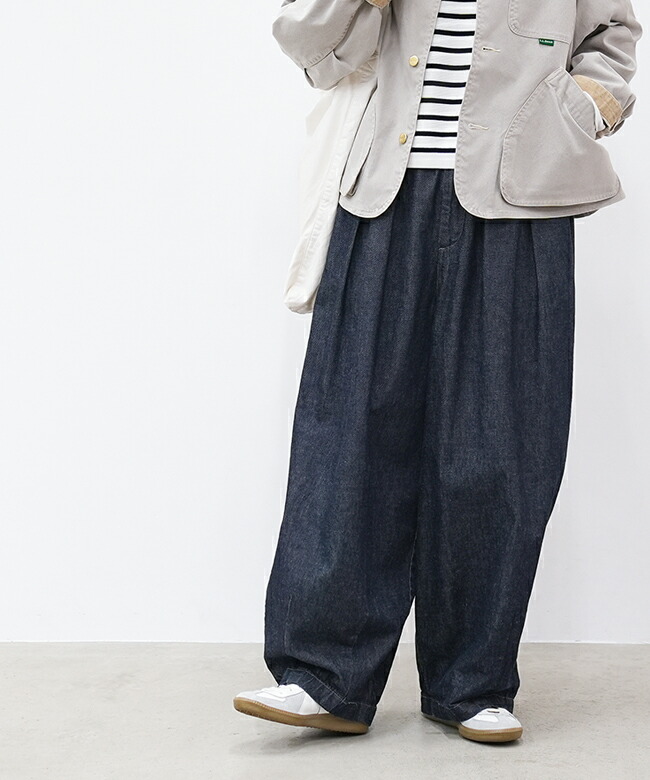 楽天市場】[A11801]HARVESTY(ハーベスティ) 10ozデニムサーカスパンツ