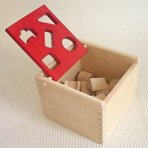 楽天市場】ミッキィ Mポストボックス 赤 micki 木のおもちゃ 木製玩具