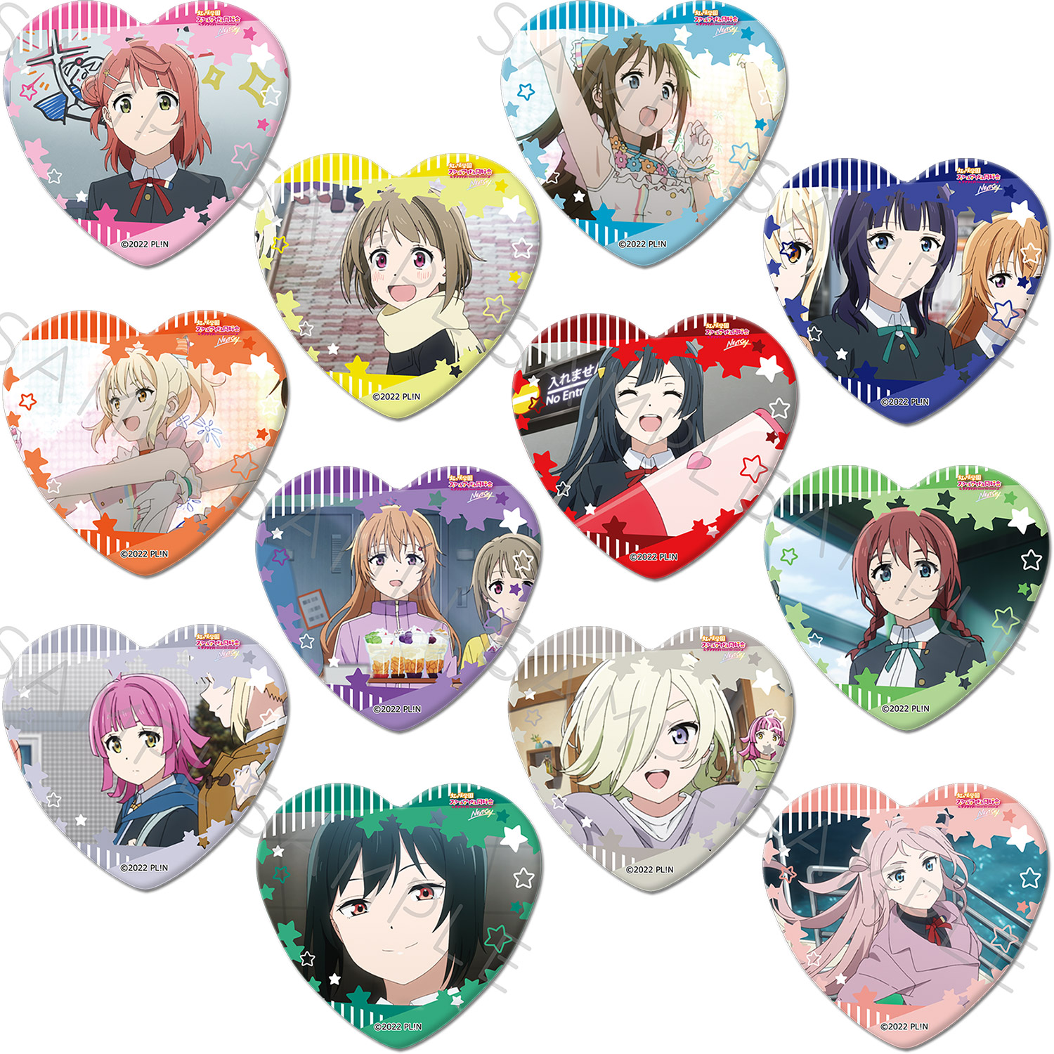 中須かすみ トレーディング缶バッジ BML2025 10点セット Amazon.co.jp