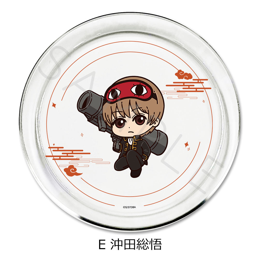 楽天市場】TVアニメ『銀魂』 クリアプレート A(坂田 銀時) B(志村 新八