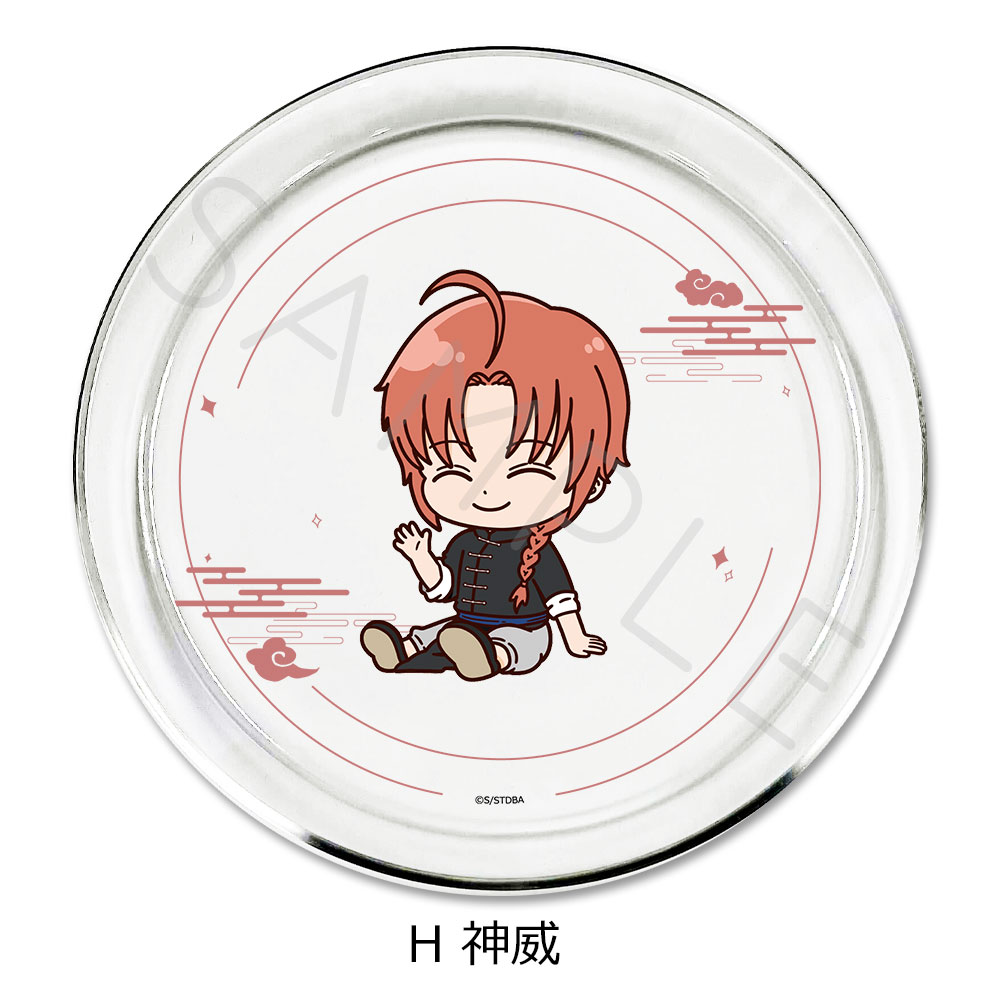 楽天市場】TVアニメ『銀魂』 クリアプレート A(坂田 銀時) B(志村 新八