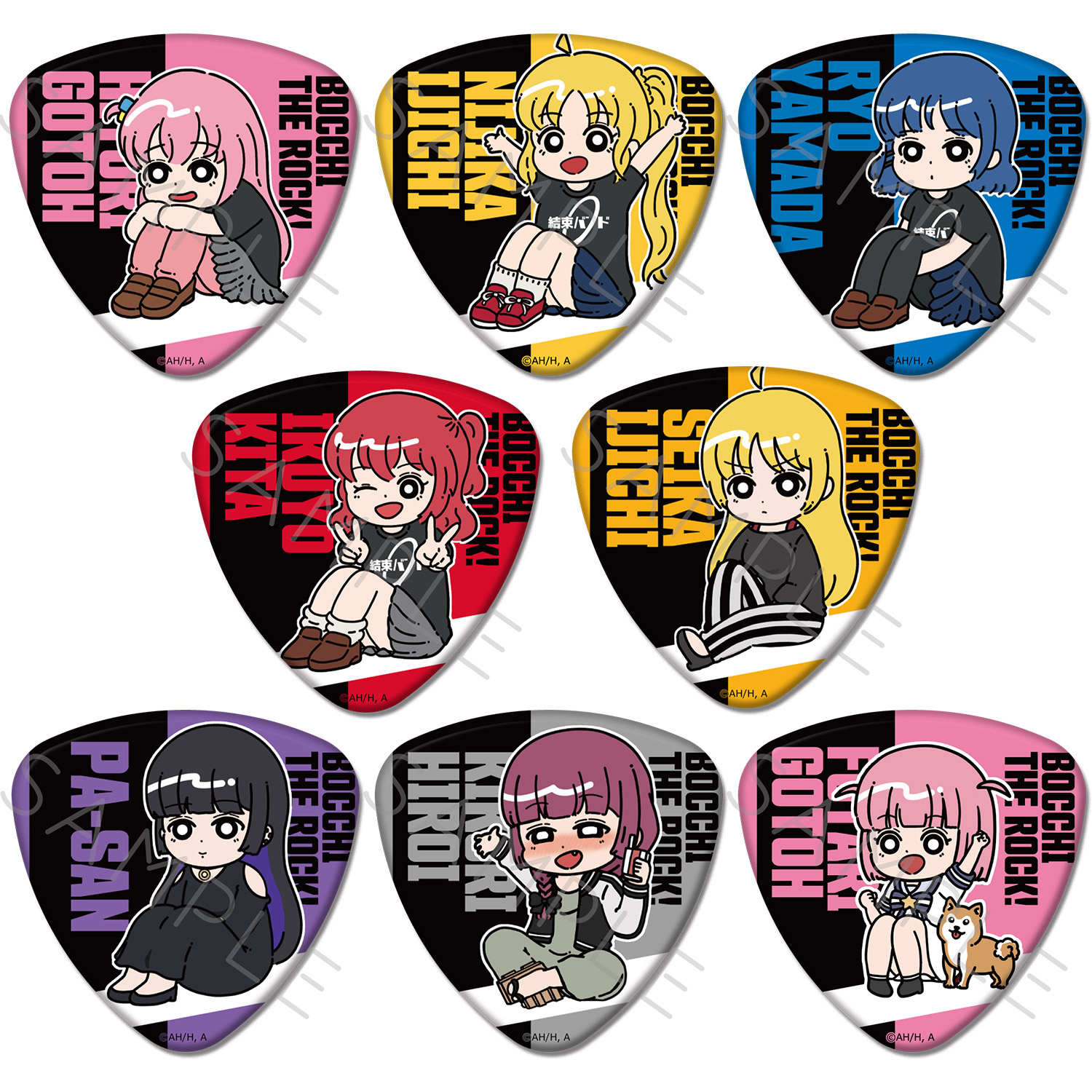 楽天市場】アニメ「ぼっち・ざ・ろっく！」 第2弾 ピック型缶バッジ SA