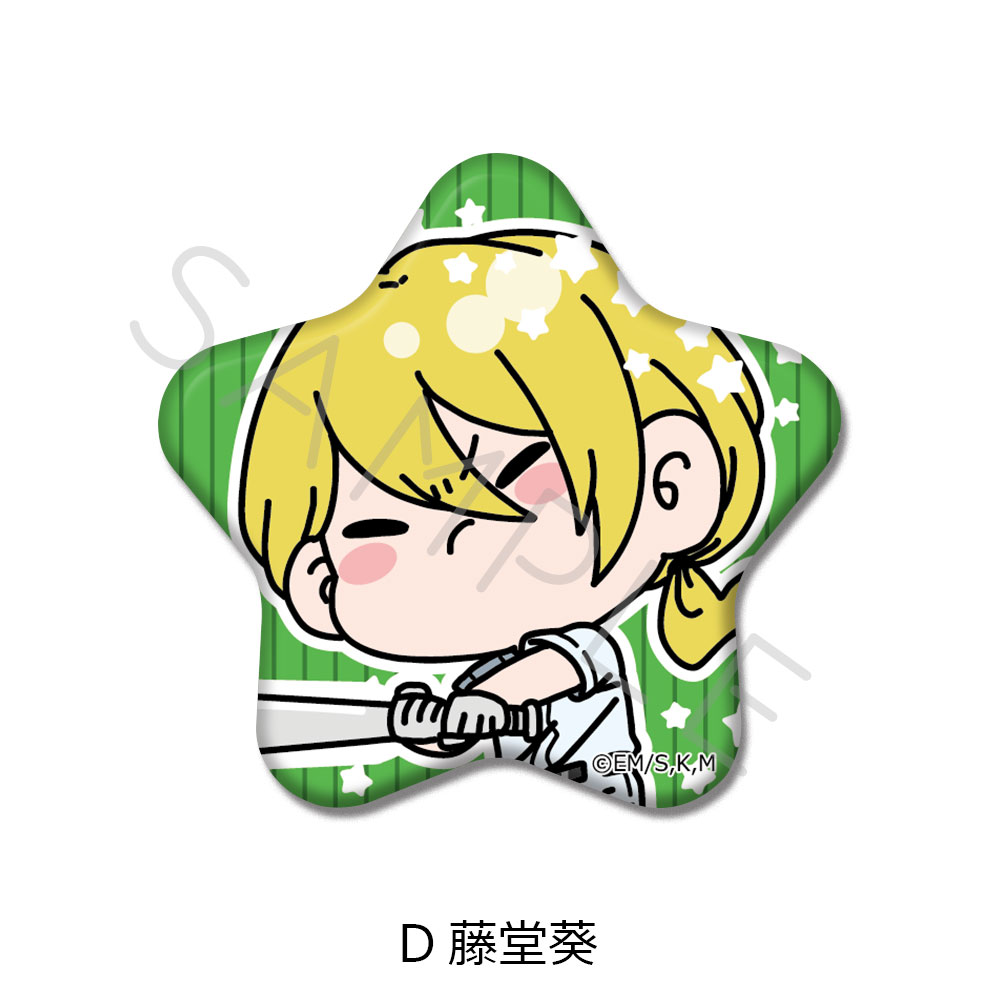 楽天市場】TVアニメ『忘却バッテリー』 星型缶バッジ A(清峰葉流火) B