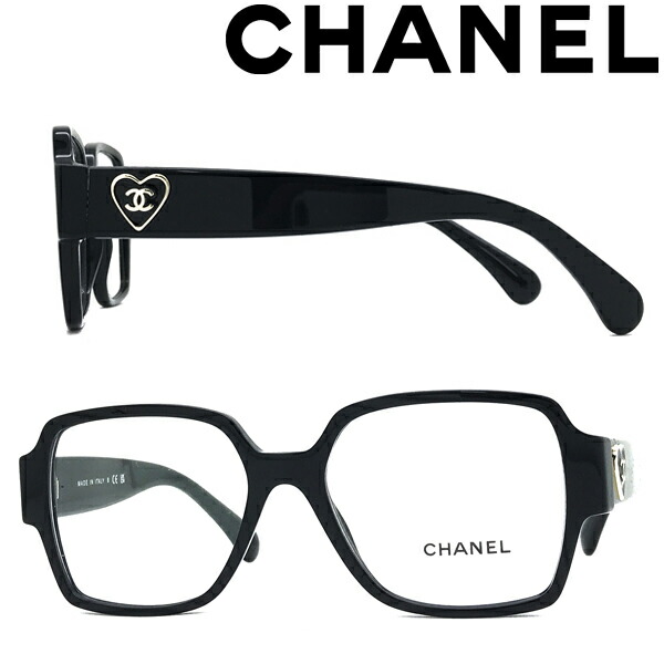 楽天市場】CHANEL メガネフレーム シャネル レディース ブラック 眼鏡