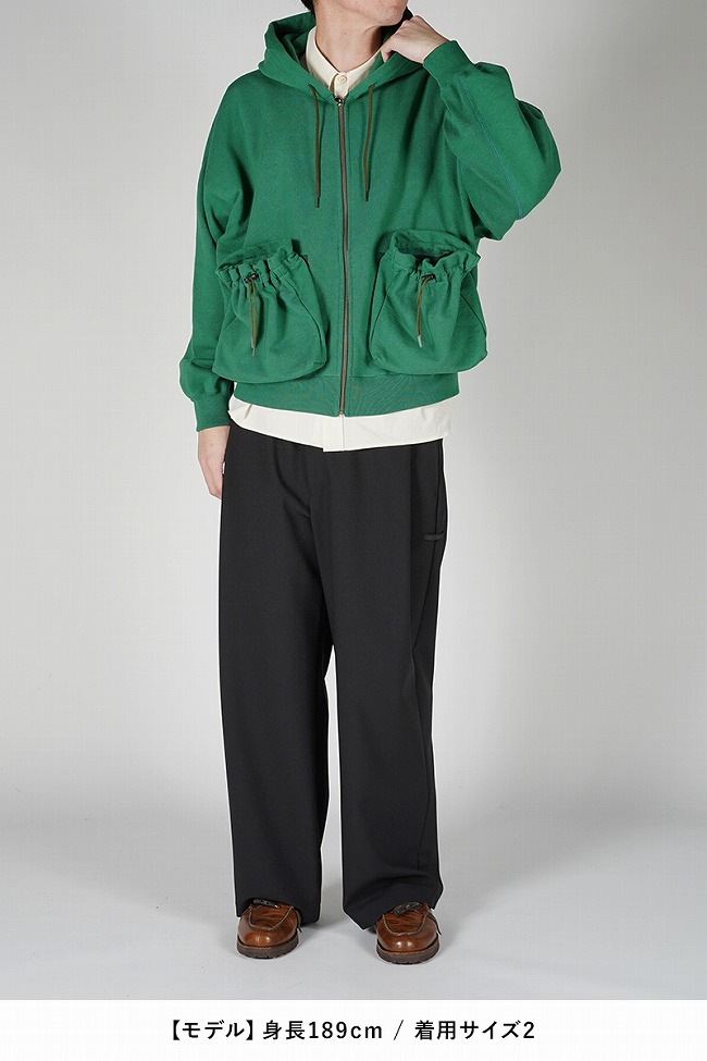 楽天市場】refomed(リフォメッド) KINCHAKU ZIPUP HOODIE 巾着ジップ