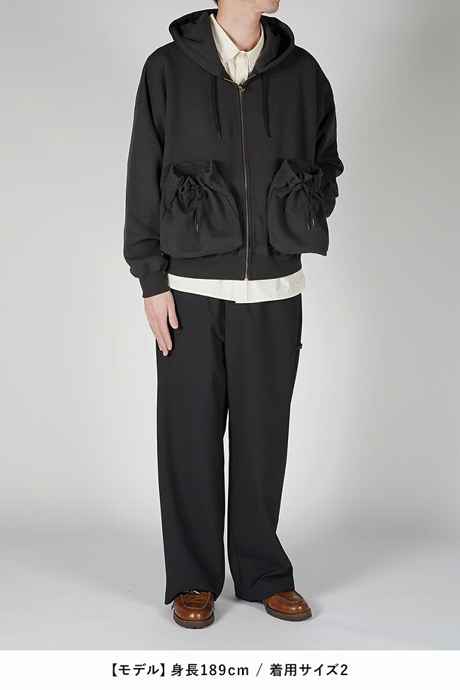 楽天市場】refomed(リフォメッド) KINCHAKU ZIPUP HOODIE 巾着ジップ