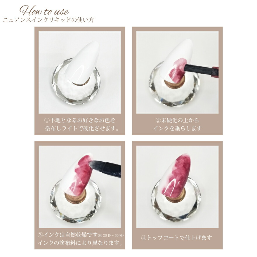 楽天市場】インクリキッド ネイルインク インクジェルネイル : Natural