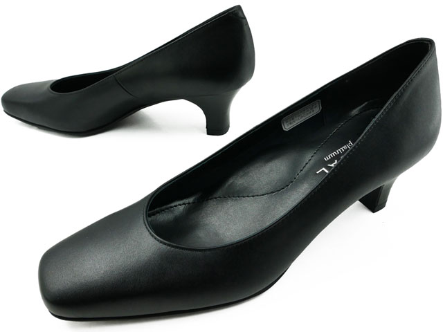 楽天市場】リーガル レディース 黒パンプス 革靴 プレーンパンプス
