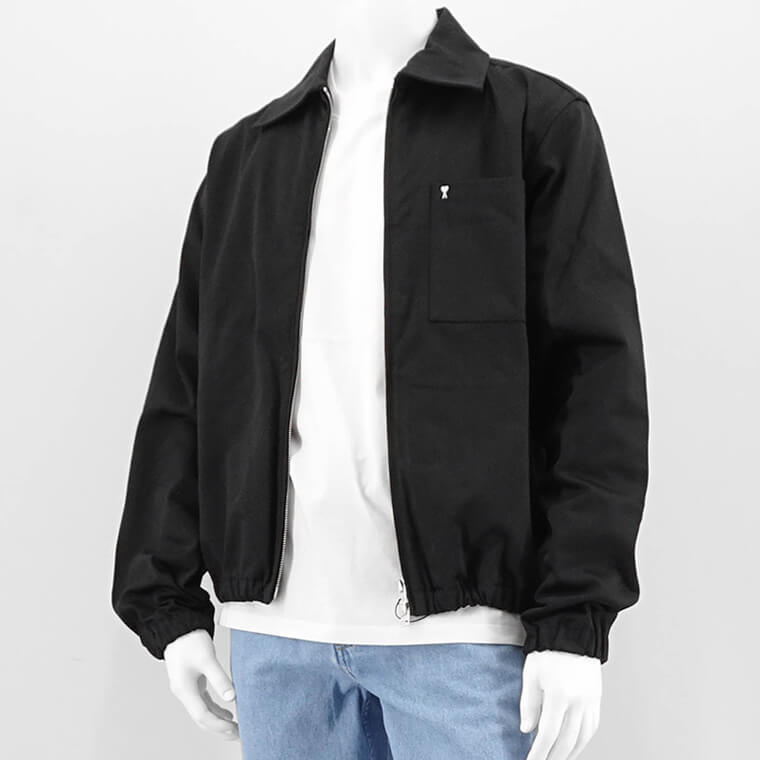 楽天市場】アミ AMI メンズ ブルゾン HJK053 CO0009 NOIR ブラック 001
