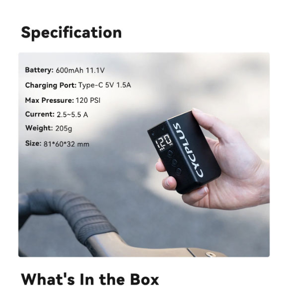 楽天市場】CYCPLUS TINYPUMP CUBE AS2PROMAX ブラック 空気圧計付き