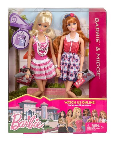 楽天市場】Barbie Life in The Dreamhouse Barbie and Midge Doll