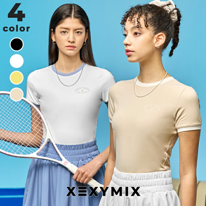 楽天市場】【OUTLET】ゼクシィミックス xexymix 半袖 Tシャツ テニス