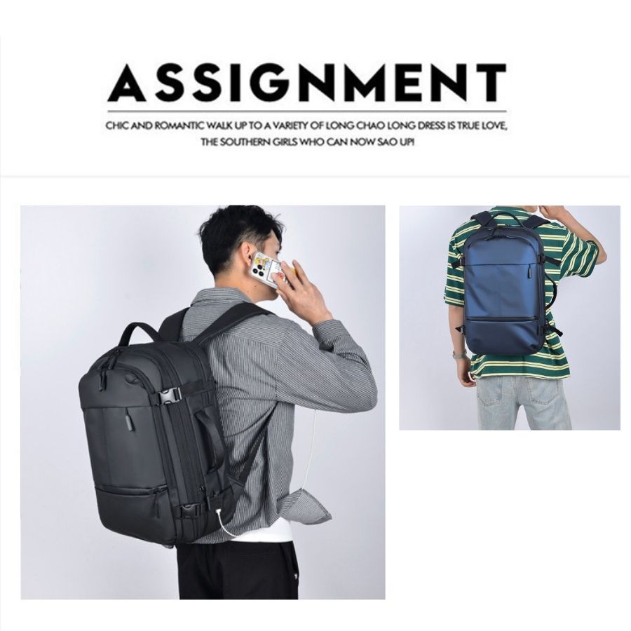 楽天市場】ビジネスリュック 大容量 撥水 USB充電 通学 通勤