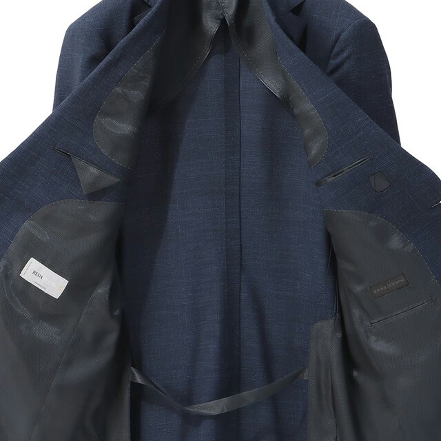 楽天市場】【洋服の青山】ウール 混 メンズ スーツ 春夏 ネイビー 紺