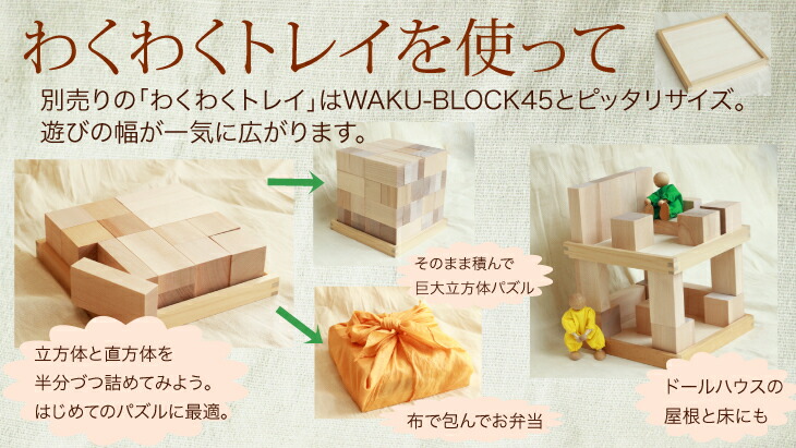 楽天市場】WAKU-BLOCK45 HG2 【予約・納期は数カ月】童具館 ワク