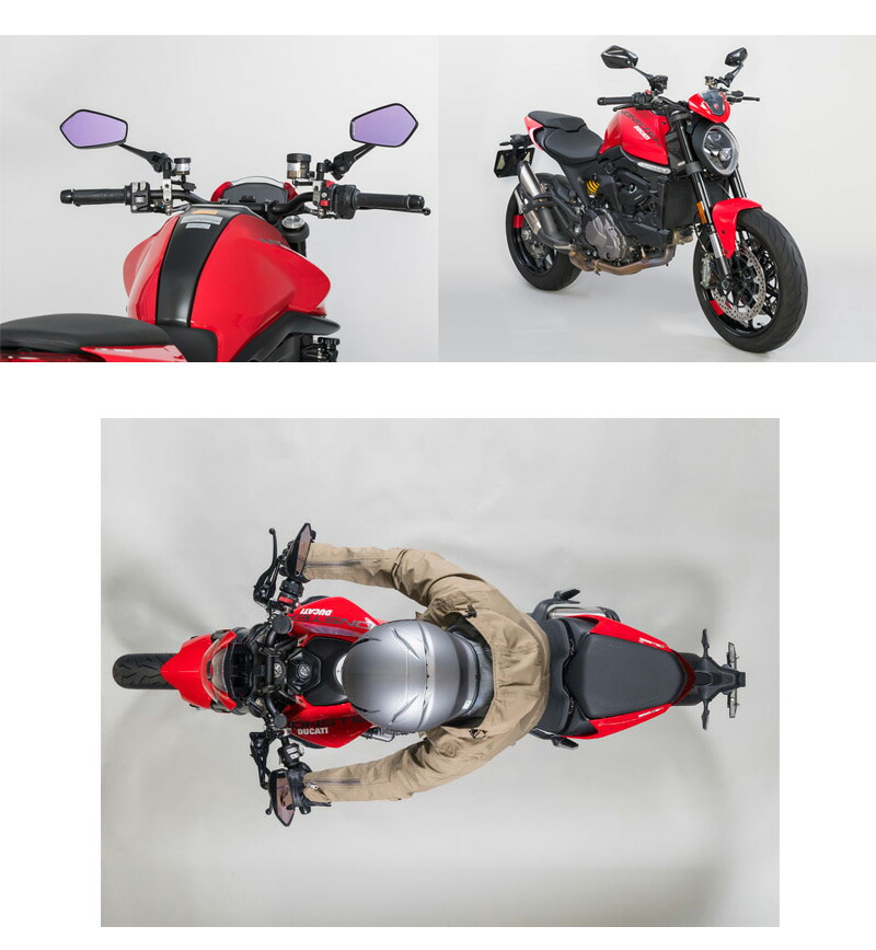 楽天市場】タナックス ナポレオン シャークミラー6 ブラック NA-013