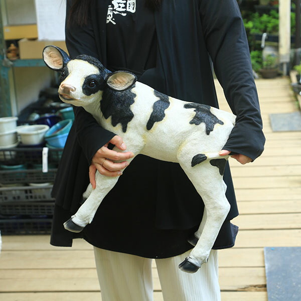 楽天市場】雑貨 置物・フィギュア：うし*ウシ 牛 子牛 : 遊恵盆栽 楽天