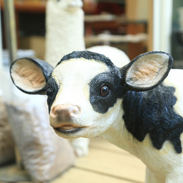 楽天市場】雑貨 置物・フィギュア：うし*ウシ 牛 子牛 : 遊恵盆栽 楽天