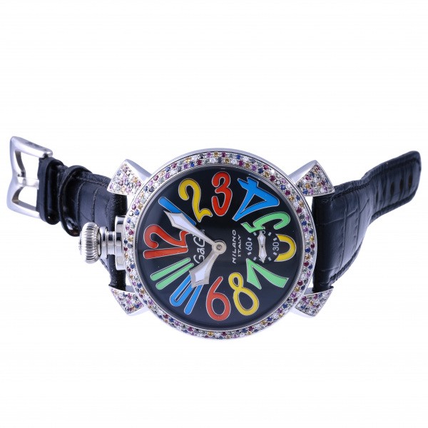 楽天市場】ガガミラノ GaGa MILANO マヌアーレ 5010.2D ブラック文字盤