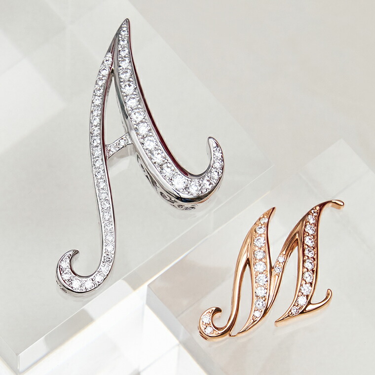 楽天市場】【ゆきざき公式】ノンブル アルファ イニシャルペンダント