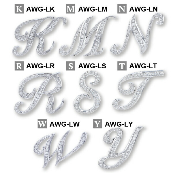 楽天市場】【ゆきざき公式】ノンブル アルファ イニシャルペンダント