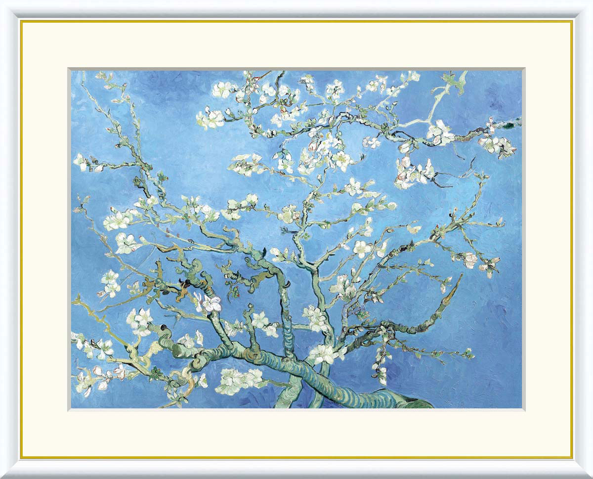 楽天市場】ゴッホ 花咲くアーモンドの木の枝 【F8/F6/F4サイズ】（紐