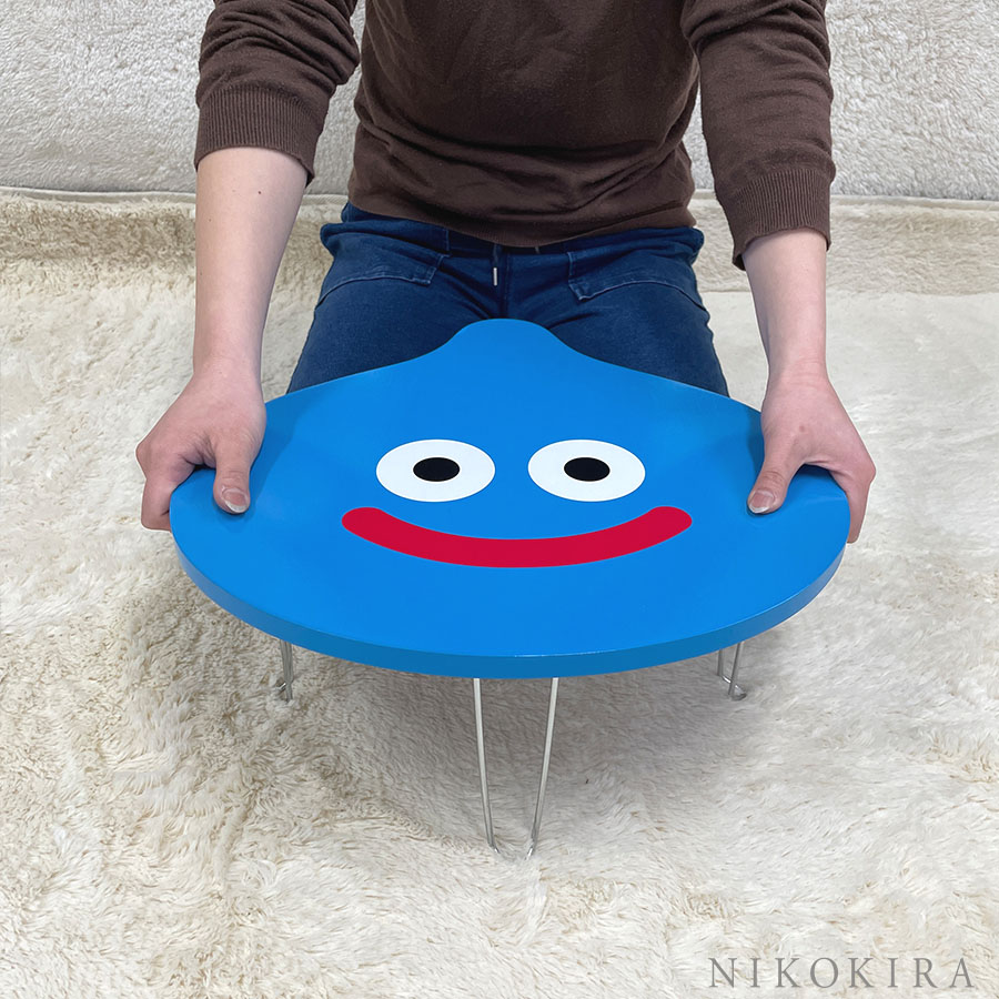 楽天市場】ドラクエ グッズ スライム ミニテーブル 脚 折りたたみ