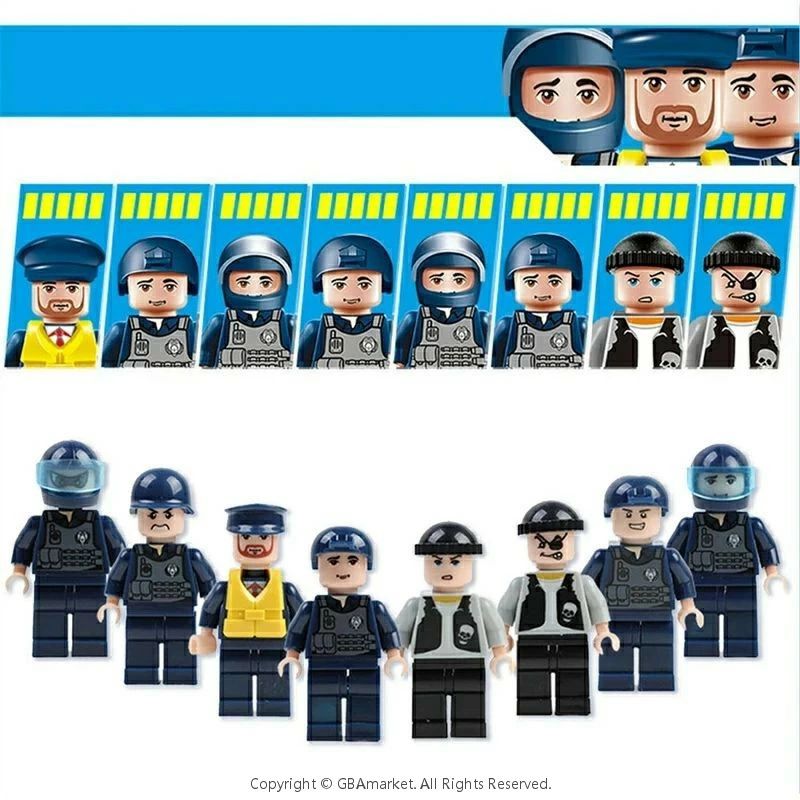 楽天市場】積み木 ブロックおもちゃ シティポリス ビルディング