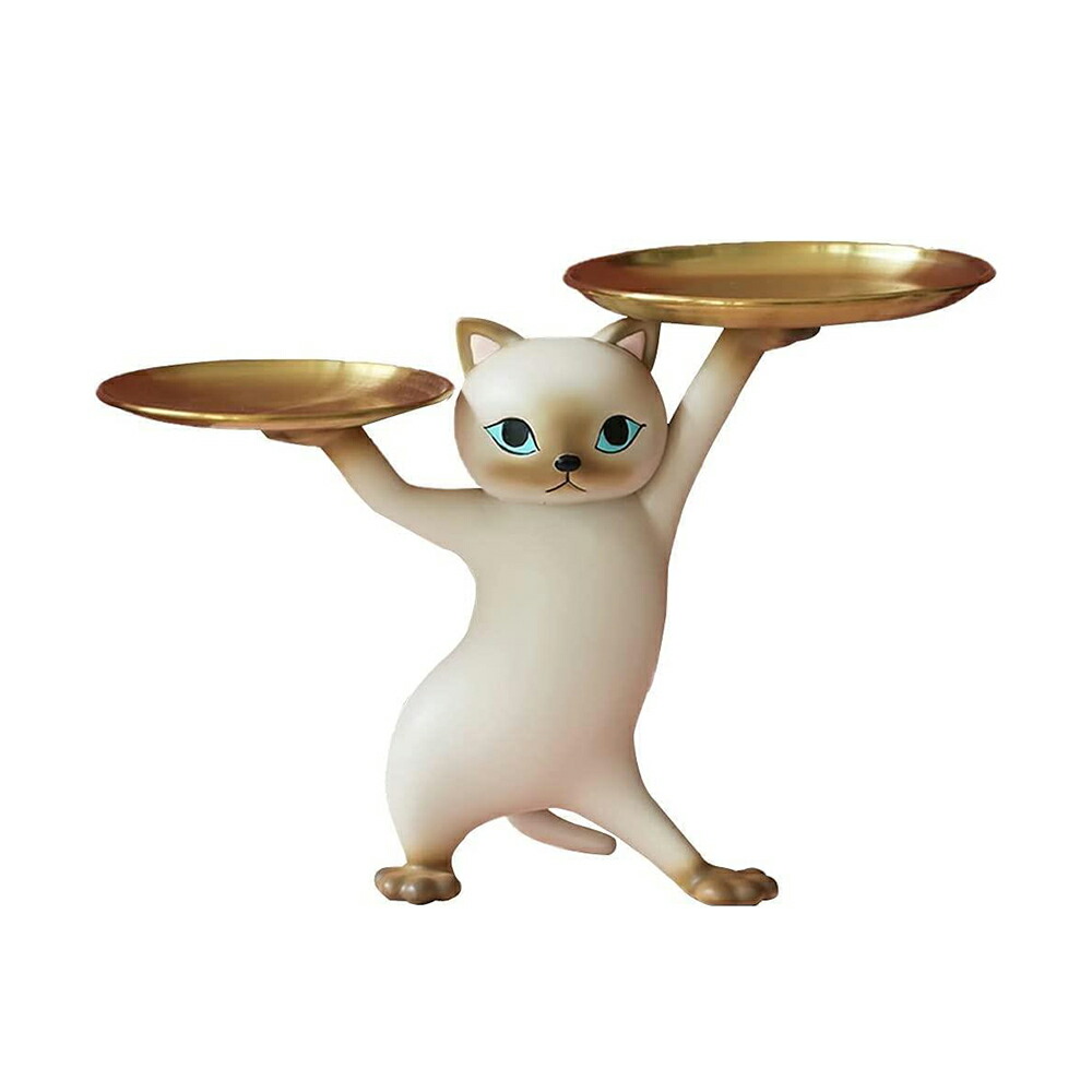 楽天市場】【限定30日まで P3倍】翌日出荷 皿を捧げるネコ ねこ 猫