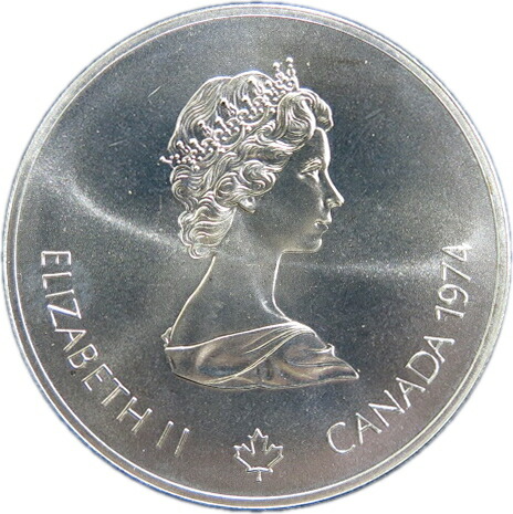 楽天市場】カナダ モントリオールオリンピック「カヌー」記念5ドル銀貨