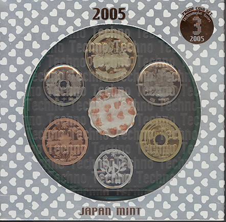 楽天市場】【平成17年】テクノメダルシリーズ3 2005年プルーフ貨幣
