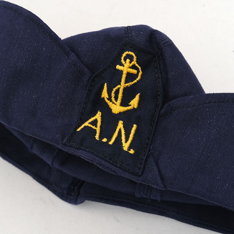 楽天市場】メール便可 イタリア軍 マリーン クルーキャップ ネイビー