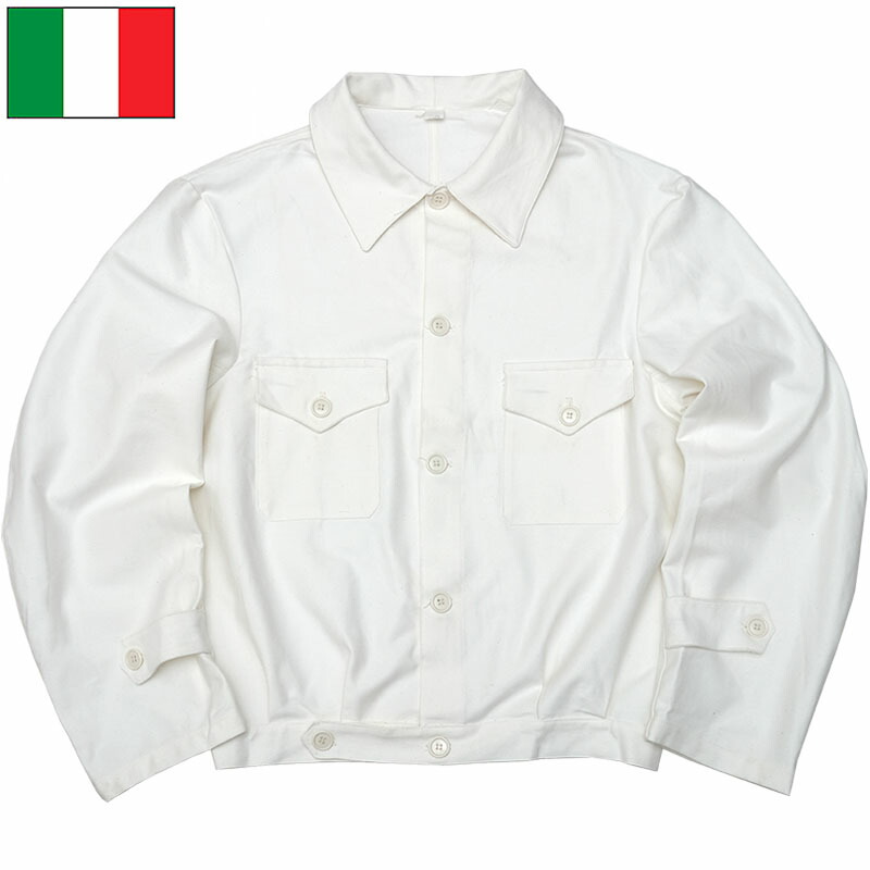 楽天市場】イタリア軍 MM アイクジャケット ホワイト デッドストック