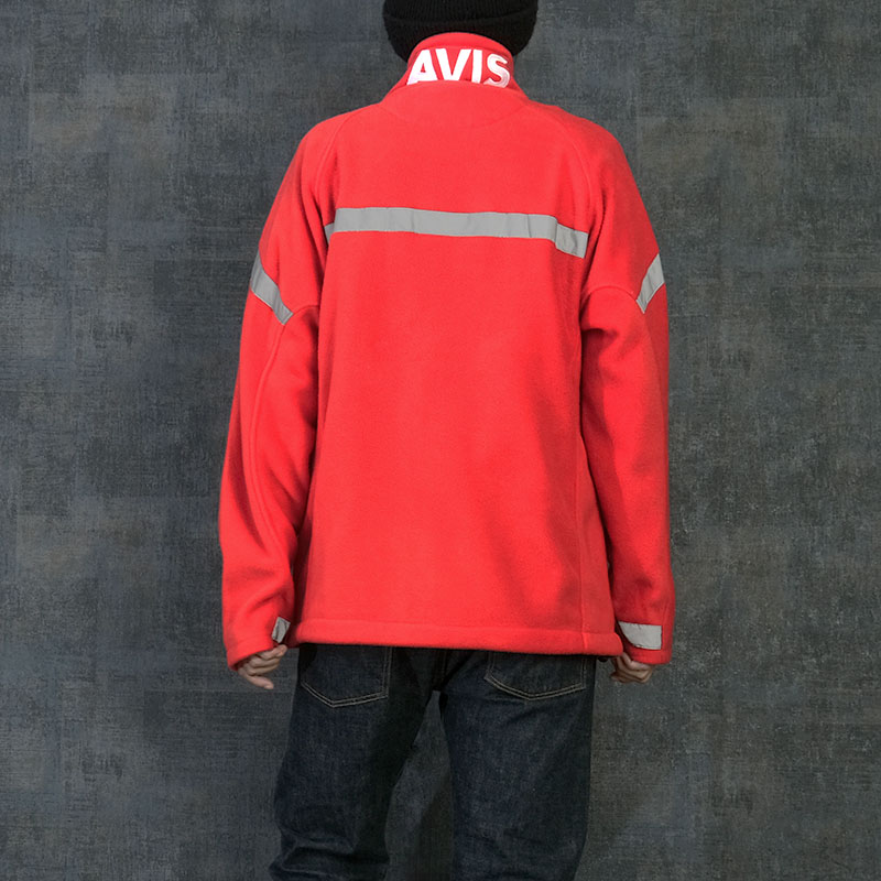 楽天市場】AVIS フリースジャケット レッド デッドストック JJ375NN