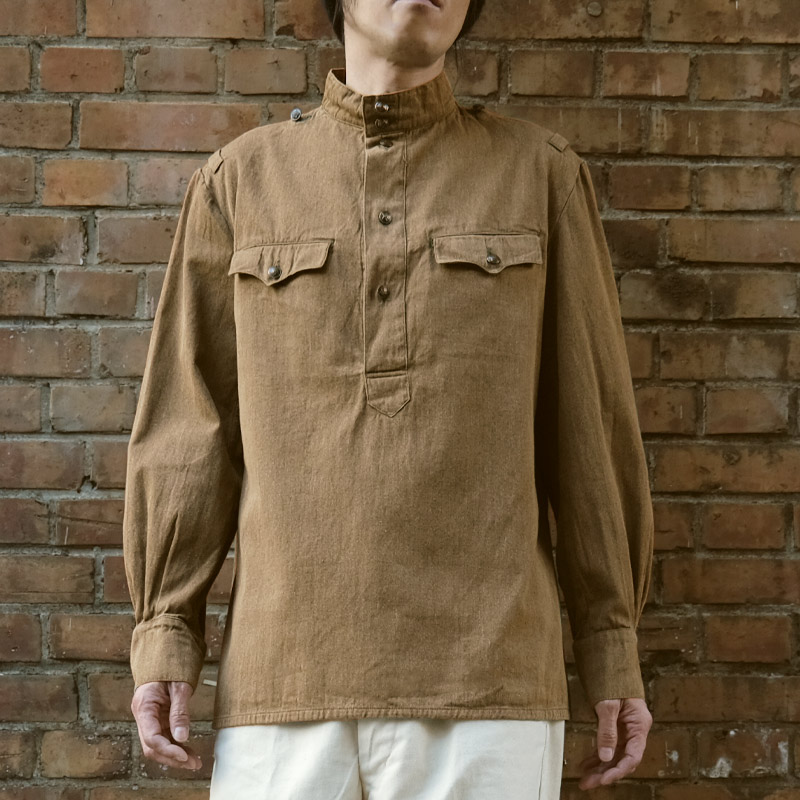 楽天市場】ソビエト軍 M43 プルオーバーシャツ ルパシカ USED ソ連軍