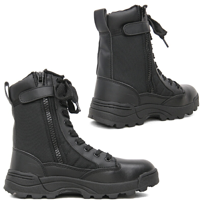 楽天市場】BLACK TAC COBRA type SWAT タクティカルブーツ サイド