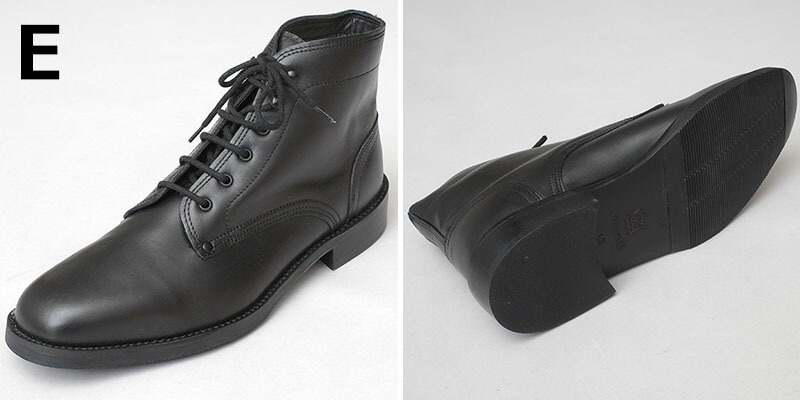 楽天市場】イタリア軍 MM レザー アンクルブーツ ブラック デッド