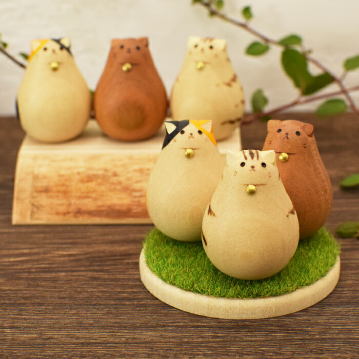 楽天市場】猫 置物 天然木 木製 ねこ 国産 日本製 誕生日 お祝い