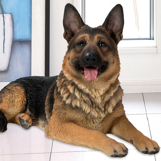 楽天市場】うつぶせ ジャーマンシェパード 76.5 x 38.5 x 41 cm (幅x奥