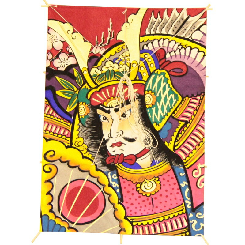 楽天市場】インテリア 手描き和凧 特大角凧 約縦67×横47cm【ワ-5ネ