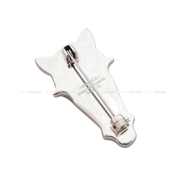 楽天市場】HERMES エルメス ブローチ デストリエ 馬モチーフ デュオ