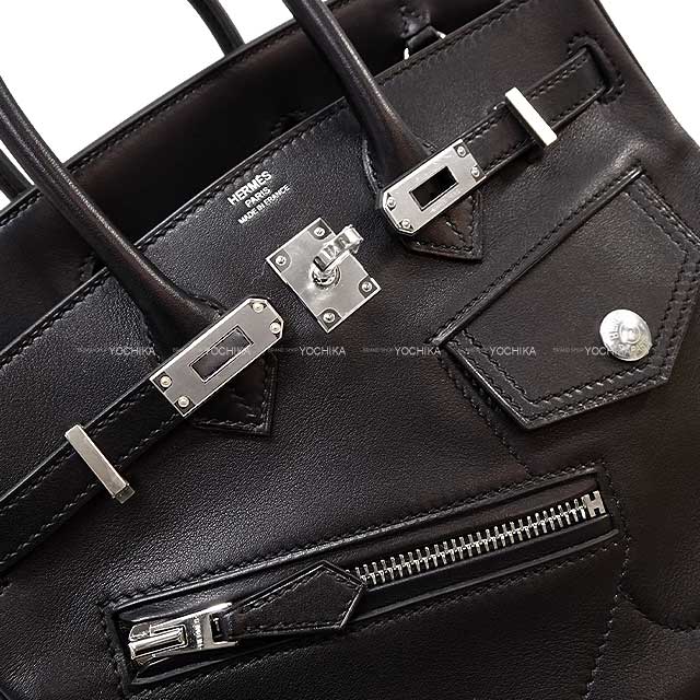 楽天市場】HERMES エルメス バーキン25 ロック 黒 (ブラック) ヴォー