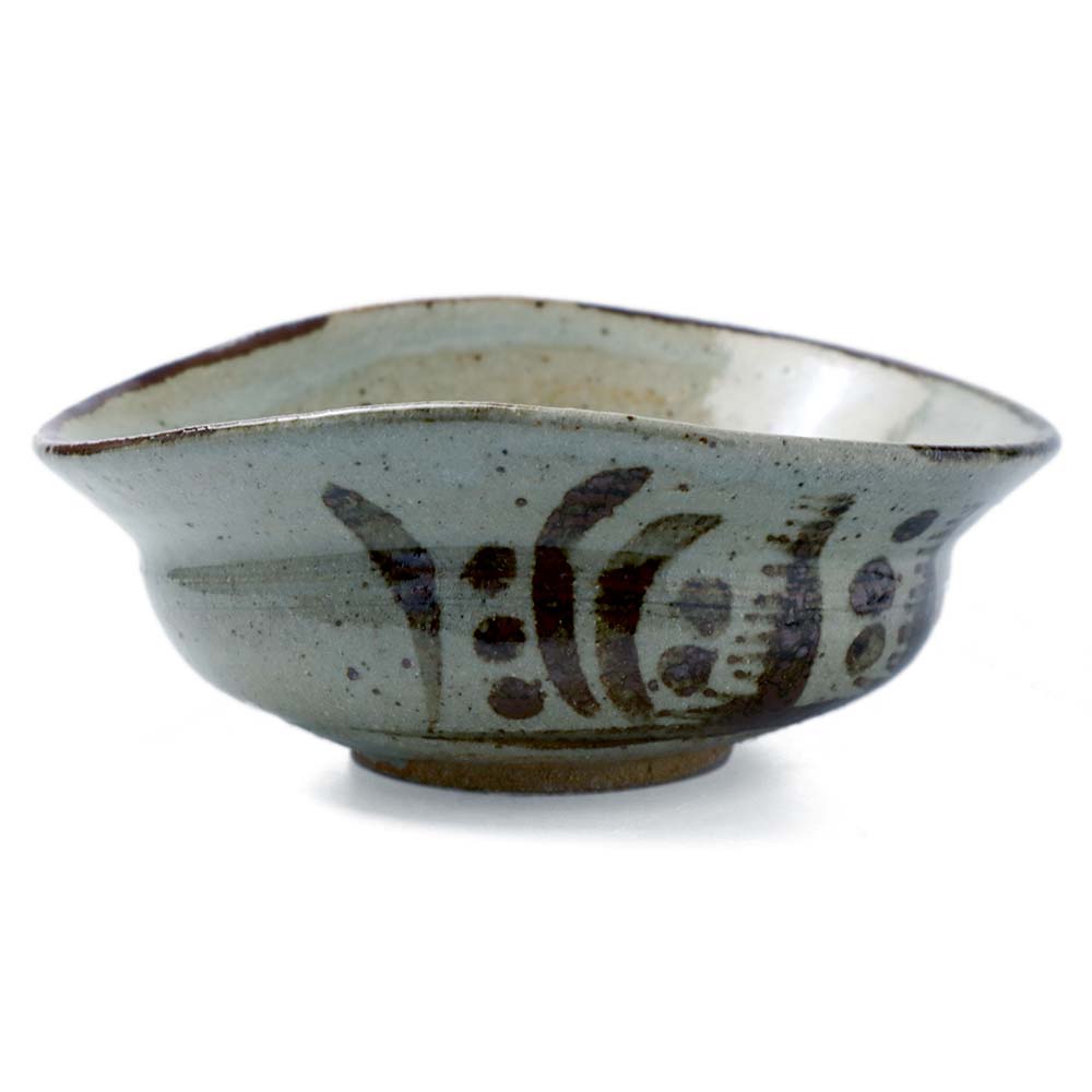 楽天市場】唐津焼：絵唐津沓型鉢・小・中村恵子《中鉢・17.0cm》 : 和