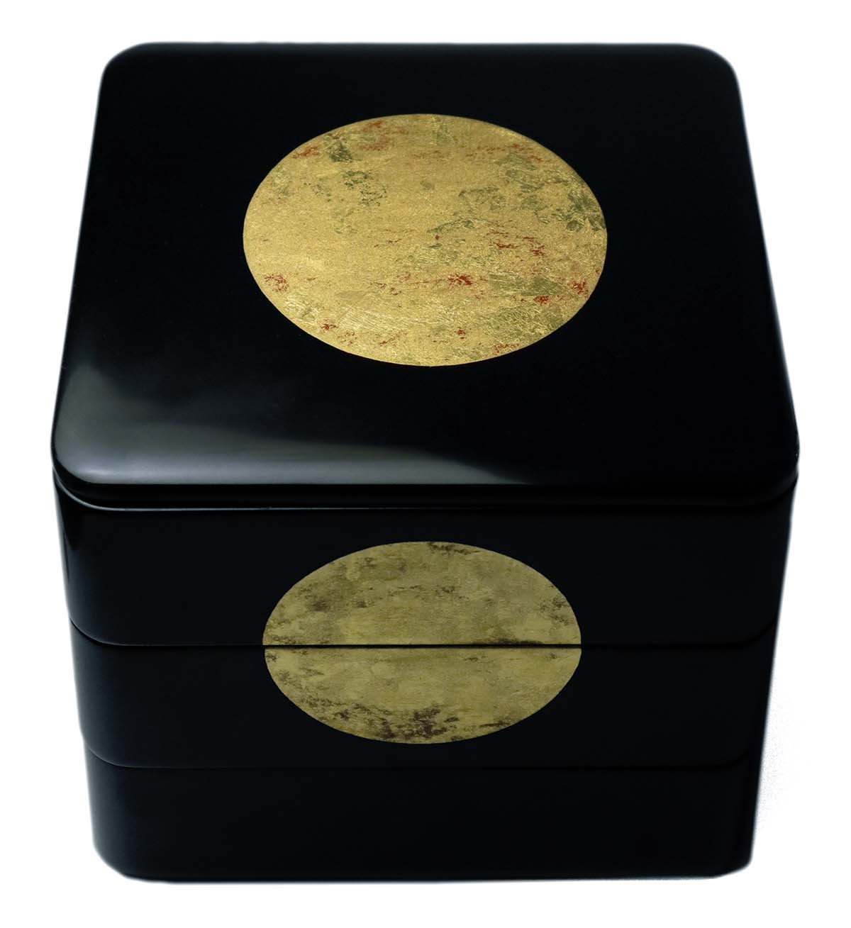 楽天市場】《受注制作》漆器・輪島塗・重箱：六五重〔丸文金箔付〕・三