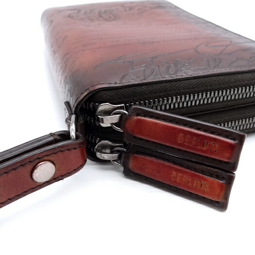 楽天市場】ベルルッティ タリ スクリットレザー ロング ジップ