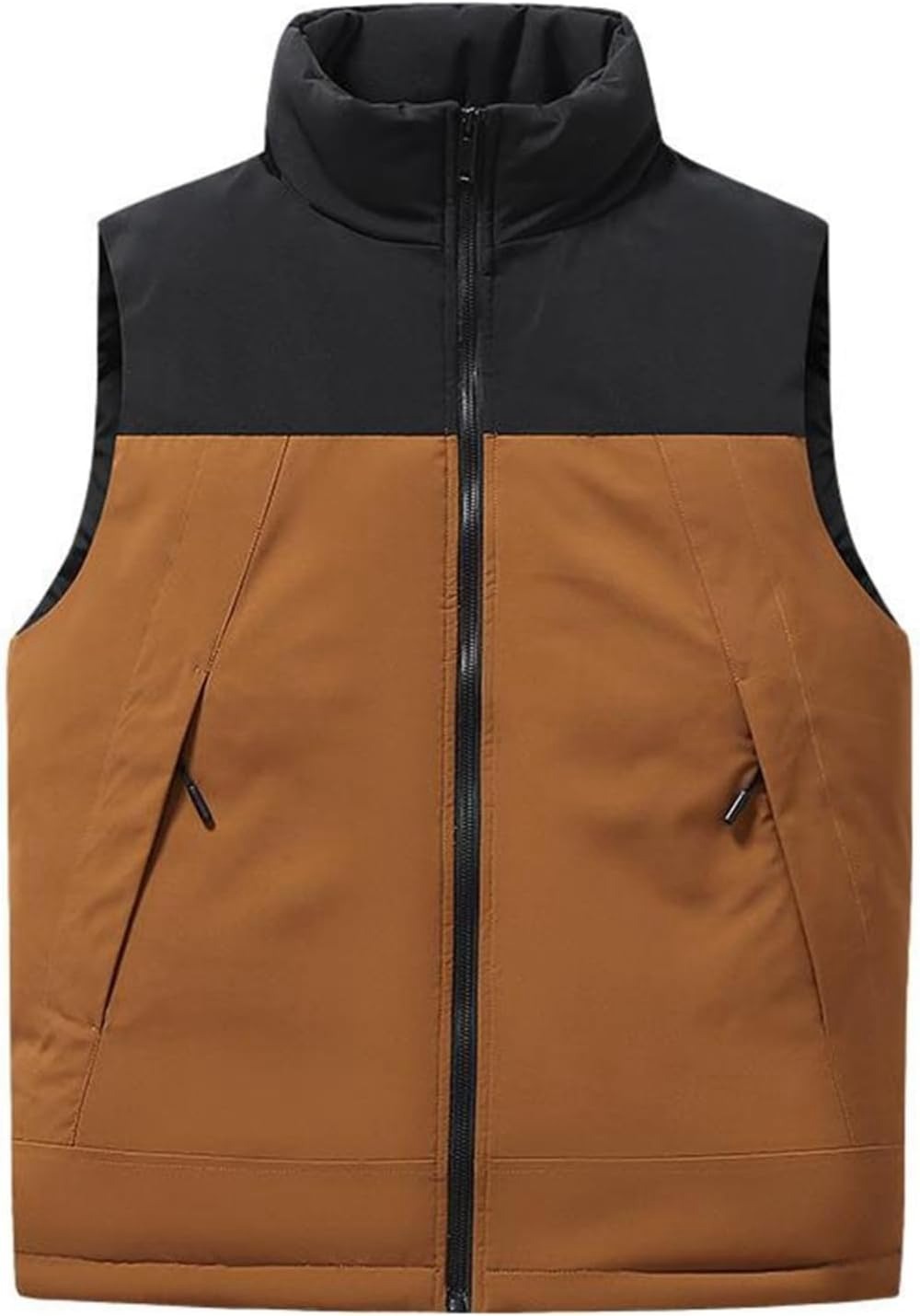 楽天市場】ツートンカラー ダウンベスト 中綿ベスト メンズ 秋 冬 立ち